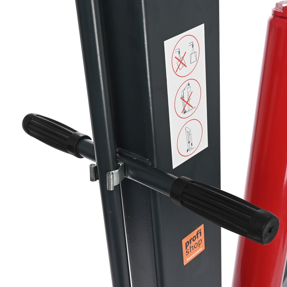 N° de l'image du produit 4 : Steinbock® Palan d’atelier avec châssis écarté et levée rapide, rabattable, capacité de charge 1 500-2 000 kg