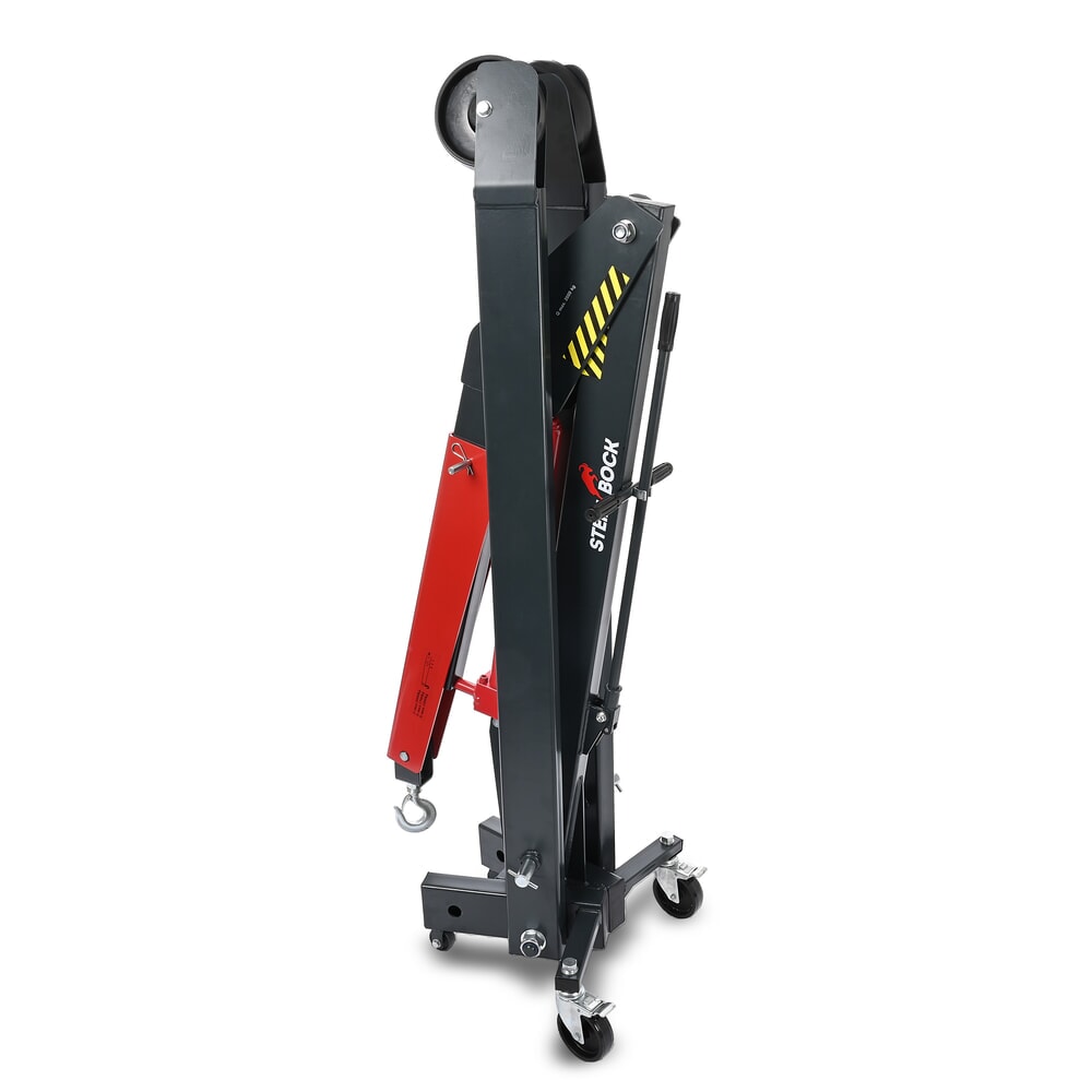 N° de l'image du produit 10 : Steinbock® Palan d’atelier avec châssis écarté et levée rapide, rabattable, capacité de charge 1 500-2 000 kg