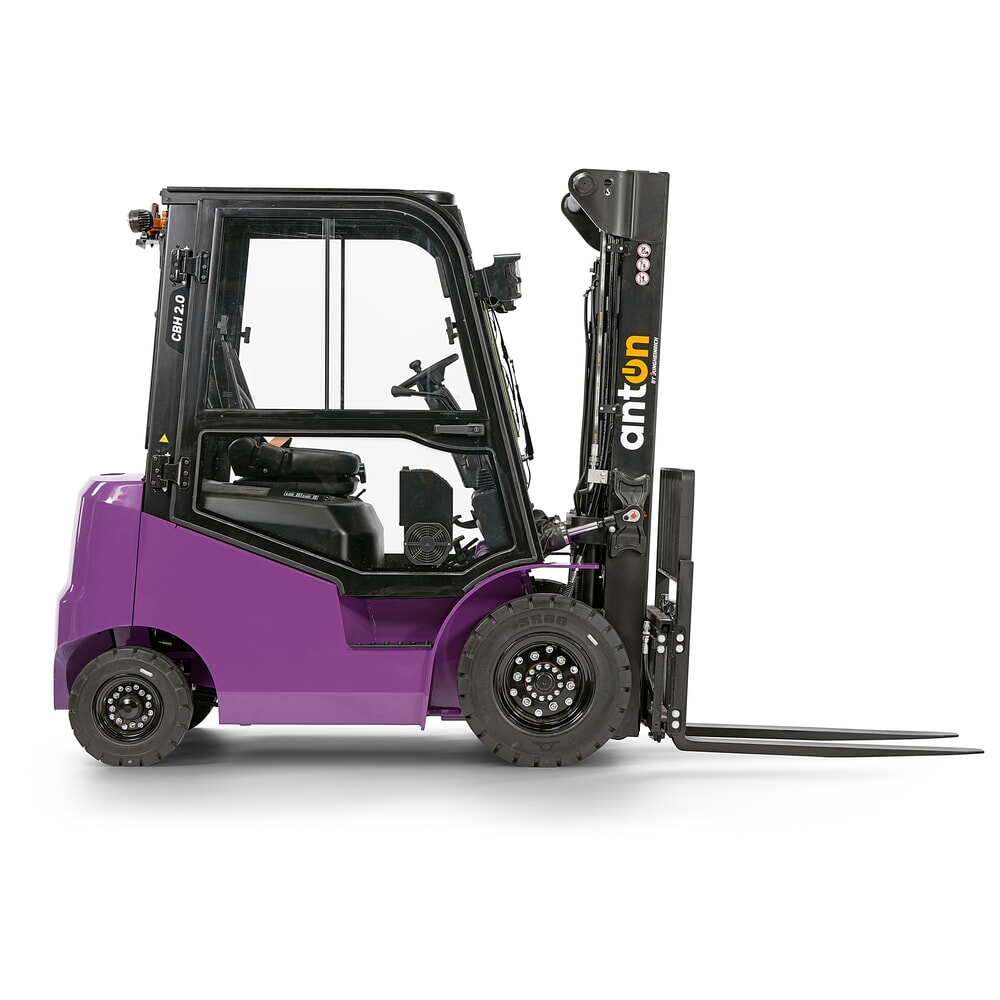 Productafbeelding nr. 4: AntOn by Jungheinrich elektrische heftruck CBH 2.0 met drievoudige telescoop hefmast, hefhoogte 4800 mm, draagvermogen 2000 kg, weerbeschermingscabine Comfort, incl. inbouwlader