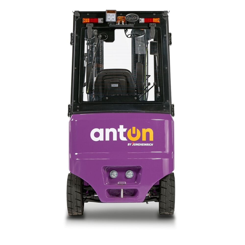Productafbeelding nr. 5: AntOn by Jungheinrich elektrische heftruck CBH 2.0 met drievoudige telescoop hefmast, hefhoogte 4800 mm, draagvermogen 2000 kg, weerbeschermingscabine Comfort, incl. inbouwlader