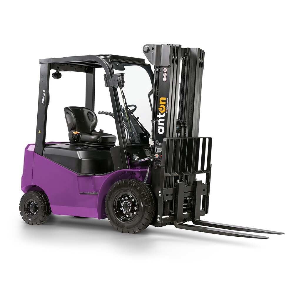 Productafbeelding nr. 4: AntOn by Jungheinrich elektrische heftruck CBH 2.0 met drievoudige telescoop hefmast, hefhoogte 4800 mm, draagvermogen 2000 kg, weerbeschermingscabine Eco, incl. inbouwlader