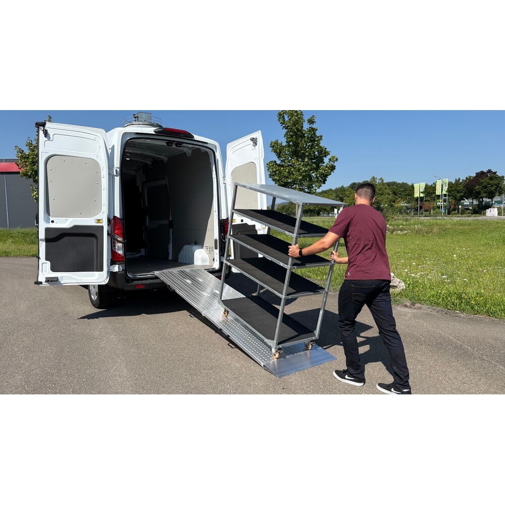 Productafbeelding nr. 5: Oprijplaten, inklapbaar, cap. 975 kg/stuk, bxl 800 x 2.045 mm
