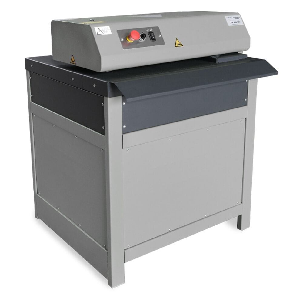 Illustration du produit: cushion pack machine de matelassage pour emballages S3i Pro, machine sur pied, CP 428, capacité de production jusqu’à 10 m³/h, courant triphasé, 2 vitesses de coupe