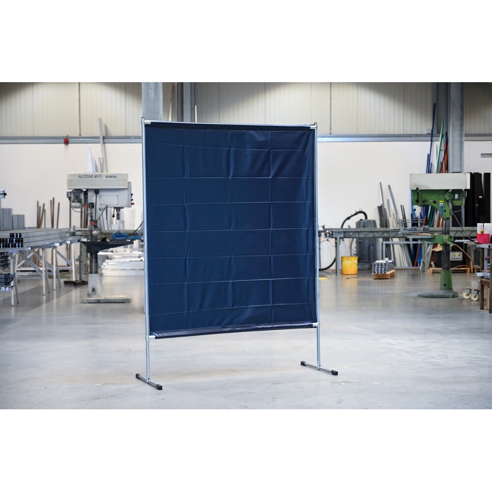 Productafbeelding nr. 2: Lasbeschermingswand, volgens ISO EN 25980 (EN 1598), bxh 1.400 x 2.000 mm, donkergroen/mat