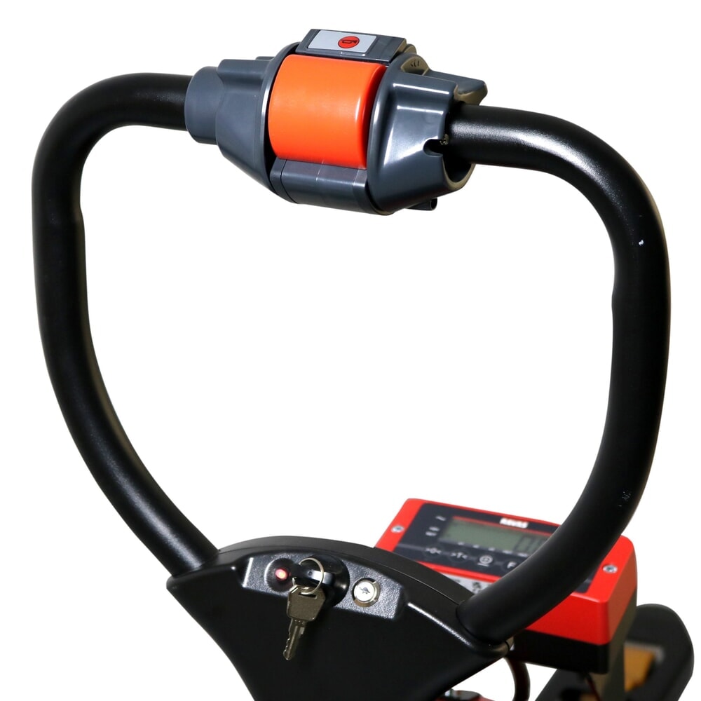 N° de l'image du produit 4 : RAVAS transpalette électrique avec balance Ergo-Truck 2-11, capacité de charge 1500 kg