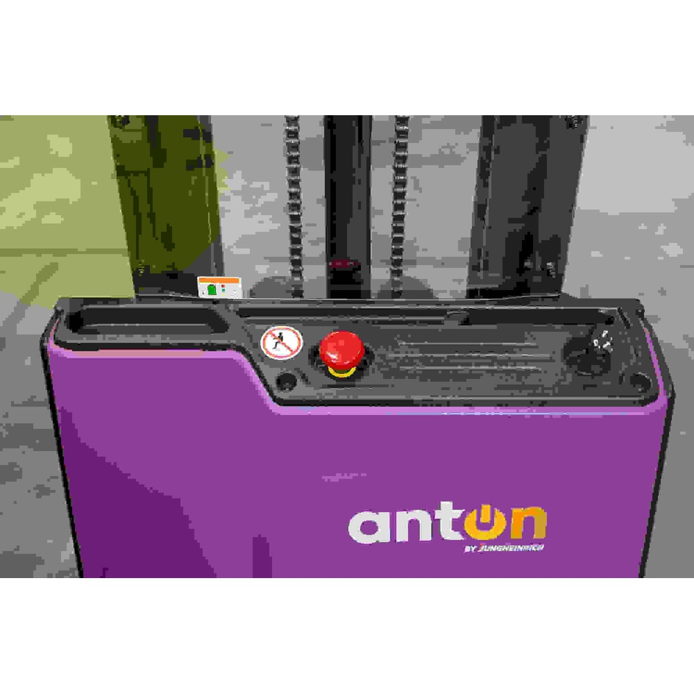Productafbeelding nr. 8: AntOn by Jungheinrich elektrische stapelaar PSM 1.2, met tweevoudige telescoop hefmast, draagvermogen 1.200 kg, hefhoogte 2.522 mm