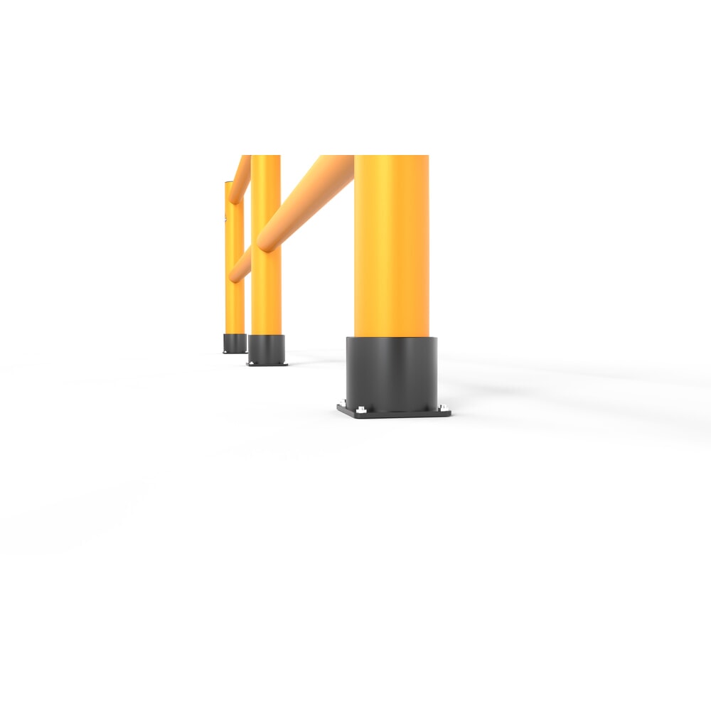 N° de l'image du produit 5 : A.M.P.E.R.E. Rambarde de protection Rack Mammut®, main courante Flex, longueur 2,00 m