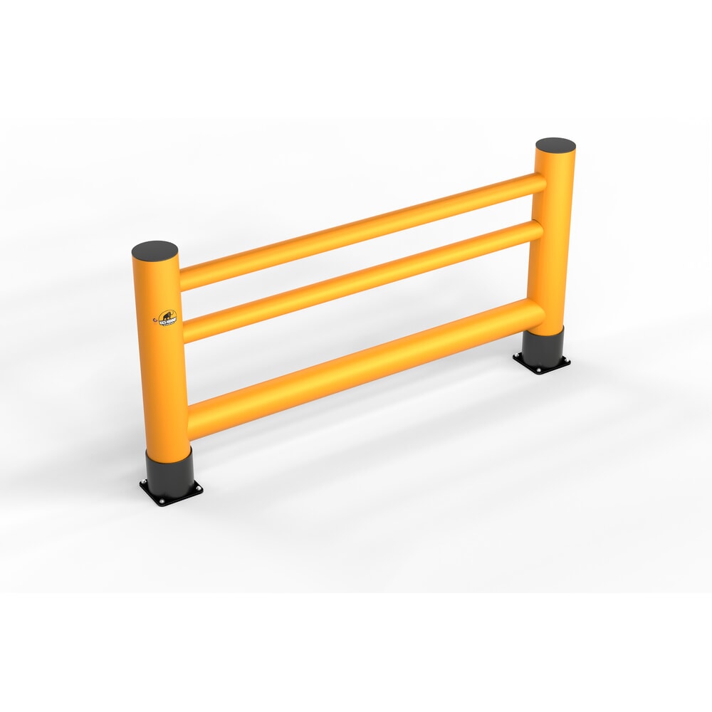 Product afbeelding: A.M.P.E.R.E. Aanrijbeveiligingshek Rack Mammut®, handlijst enkele plank, lengte 2,00 m