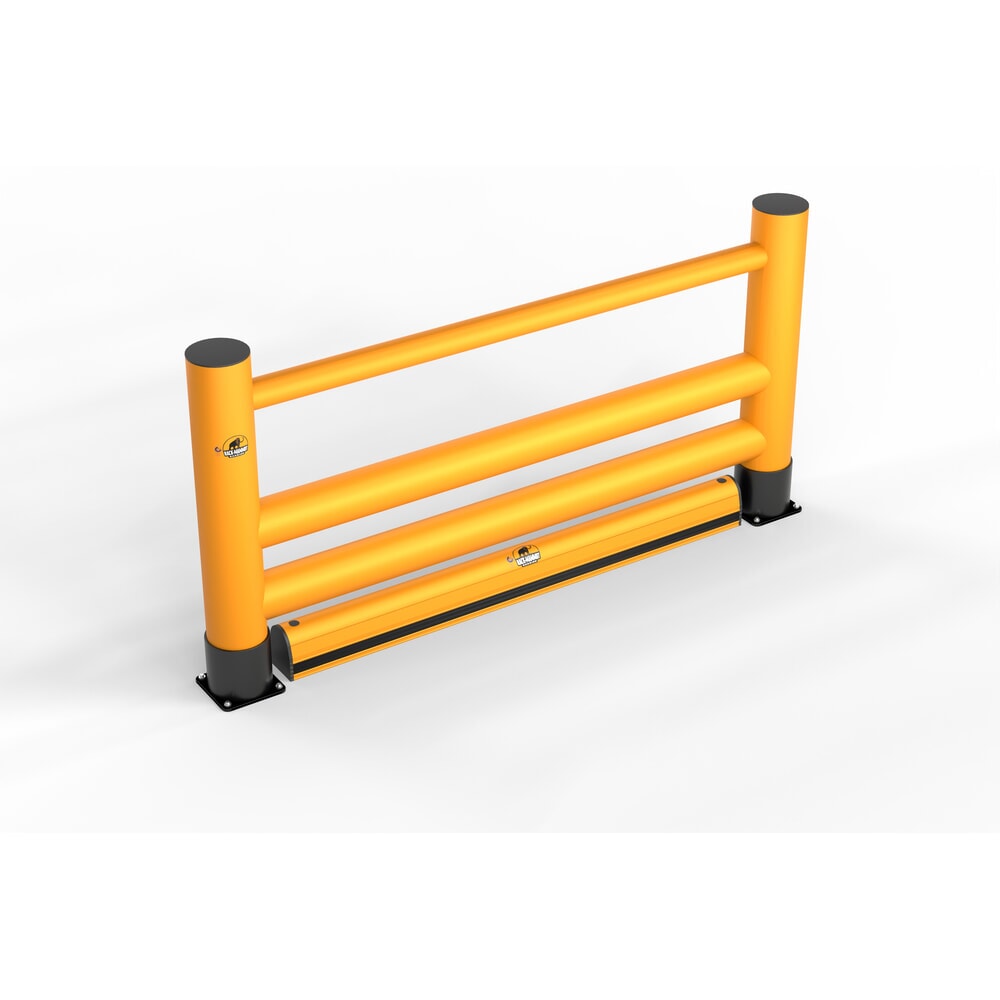 Product afbeelding: A.M.P.E.R.E. Aanrijbeveiligingshekwerk Rack Mammut®, handlijst dubbele ligger Extra, lengte 2,00 m