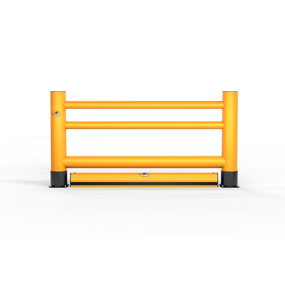 Productafbeelding nr. 5: A.M.P.E.R.E. Aanrijbeveiligingshekwerk Rack Mammut®, handlijst enkele ligger Extra, lengte 2,00 m