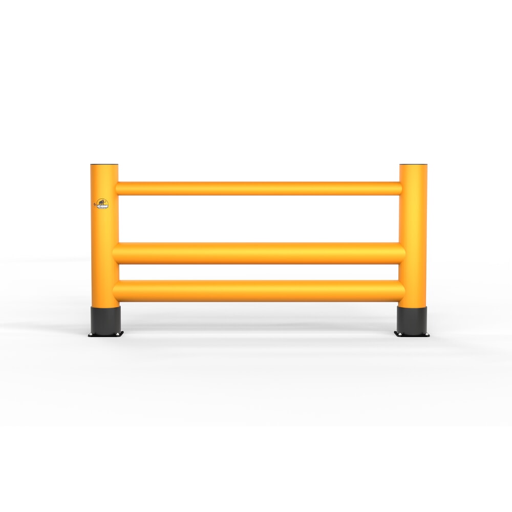 Productafbeelding nr. 5: A.M.P.E.R.E. Aanrijbeveiligingshekwerk Rack Mammut®, handlijst dubbele ligger, lengte 2,00 m