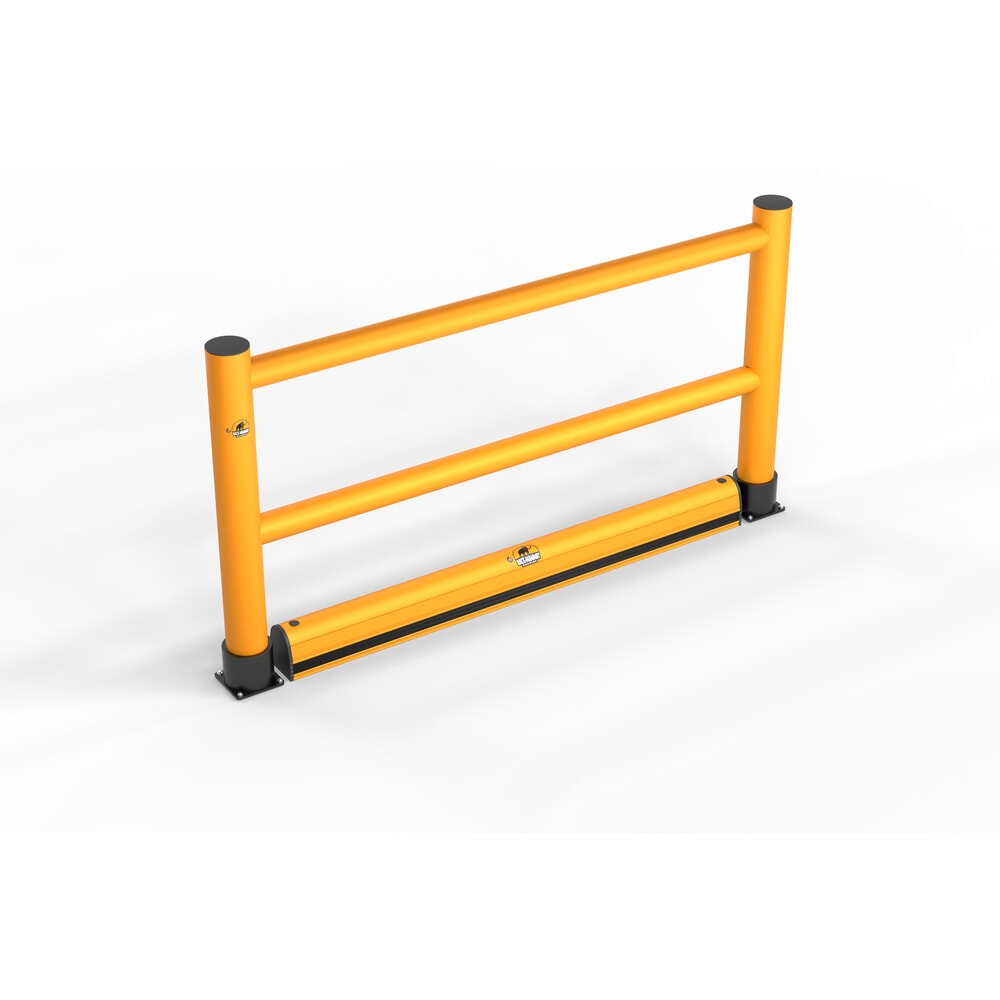 Product afbeelding: A.M.P.E.R.E. Aanrijbeveiligingshekwerk Rack Mammut®, handlijst Flex Extra, lengte 2,00 m