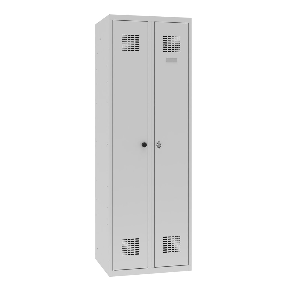 Productafbeelding nr. 4: Steinbock® kleding-/waskast, 1 compartiment, draaigrendelslot, hxbxd 1.800 x 600 x 500 mm, lichtgrijs/lichtgrijs