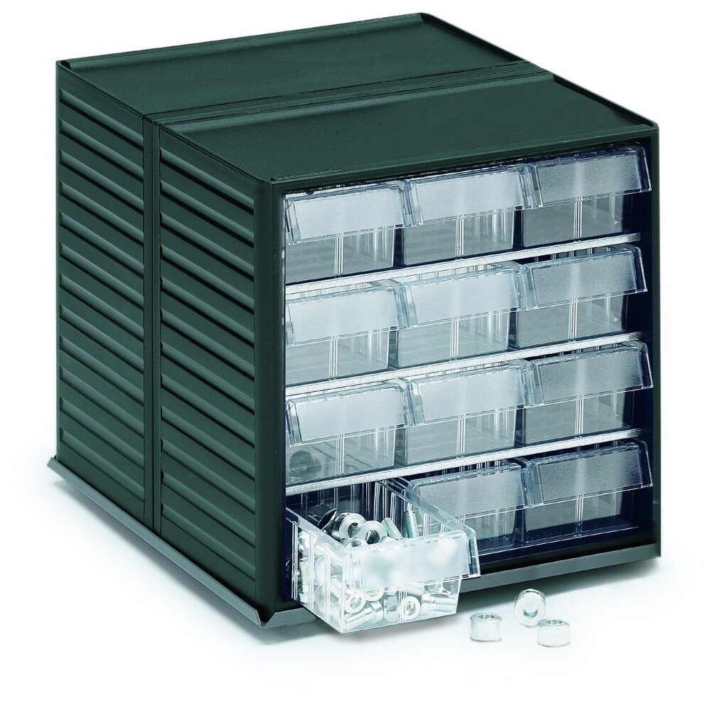 N° de l'image du produit 4 : Système de rangement pour petites pièces Premium, hauteur 290 mm, 12 tiroirs, largeur 92 mm