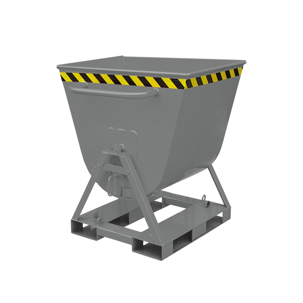 Product afbeelding: Kantelbak Eichinger®, kantelbaar aan 2 zijden, toegankelijk van 4 zijden, 500 kg, 300 liter antracietgrijs