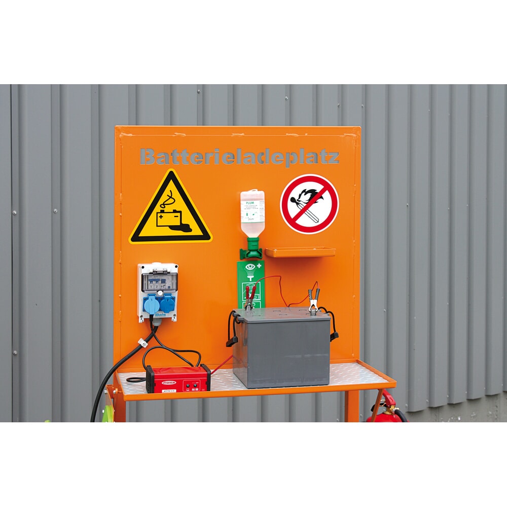 N° de l'image du produit 4 : Eichinger® Poste de charge conforme GroLa BG et à la fiche d'information VdS 2259, 2116.1 orangé pur