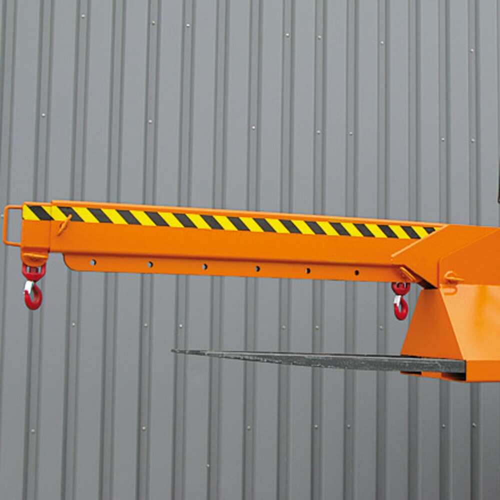 Productafbeelding nr. 4: Telescopische en in hoogte verstelbare kraanarm Eichinger®, 2.500 kg, zuiver oranje