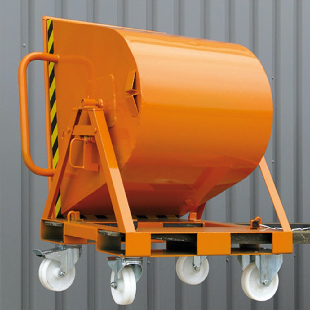 Productafbeelding nr. 5: Kantelbak Eichinger®, kantelbaar aan 2 zijden, toegankelijk van 4 zijden, 500 kg, 600 liter gentiaanblauw