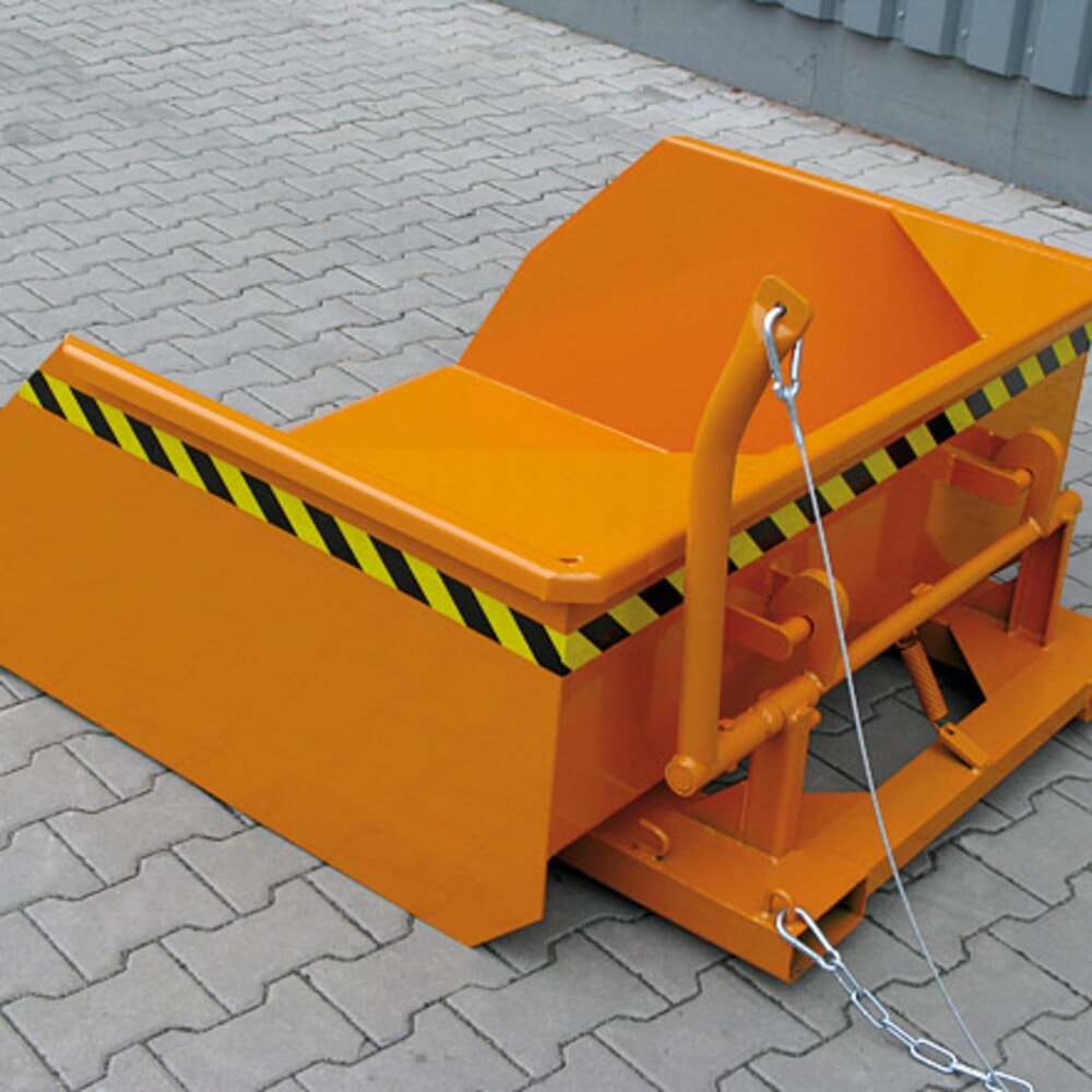 Productafbeelding nr. 3: Schepbak Eichinger® met doorsteek voor heftruck, 1.500 kg, 300 liter zuiver oranje