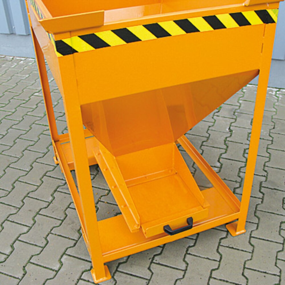 Productafbeelding nr. 3: Silocontainer Eichinger® met doseerschuifklep op de afvoertrechter, 300 liter zuiver oranje