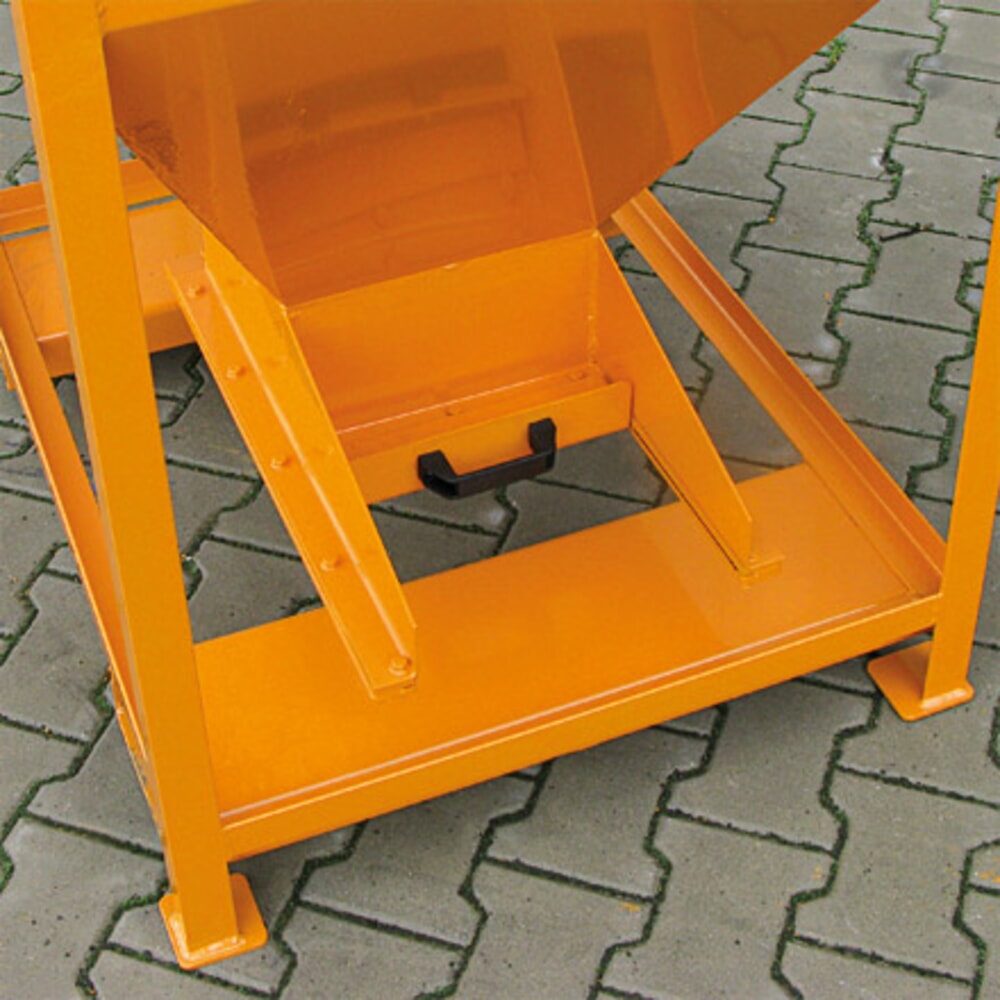 Productafbeelding nr. 4: Silocontainer Eichinger® met doseerschuifklep op de afvoertrechter, 300 liter zuiver oranje