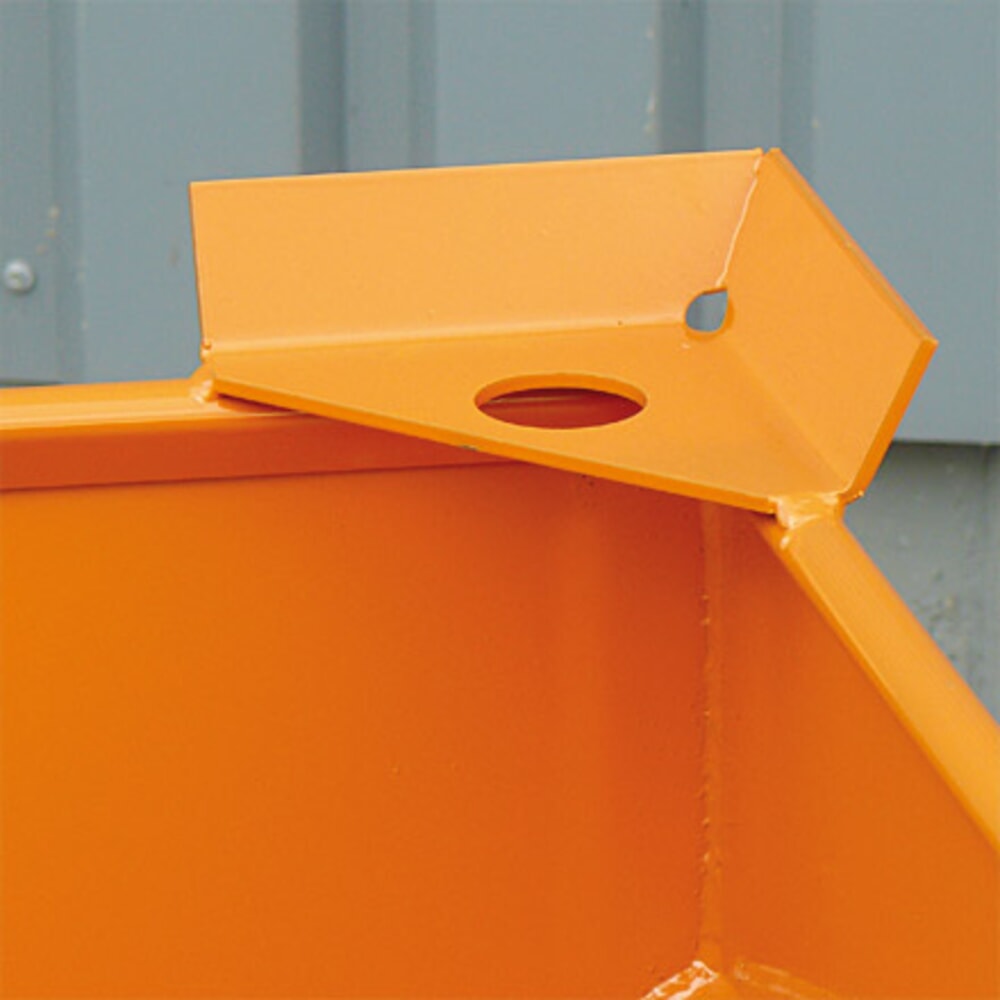 Productafbeelding nr. 5: Silocontainer Eichinger® met doseerschuifklep op de afvoertrechter, 300 liter zuiver oranje