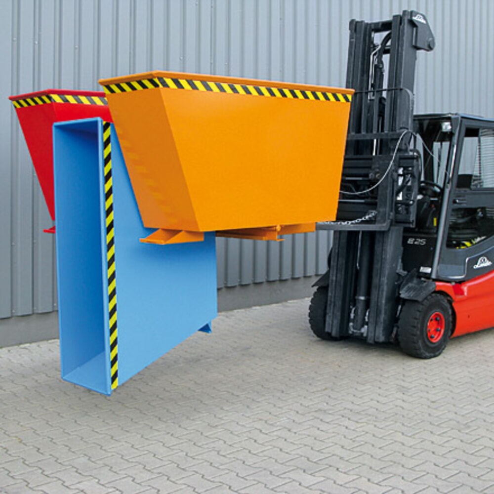 Productafbeelding nr. 5: Sorteersysteem kiepbak Eichinger® 2in1 of "3in1", 2x900 liter, zuiver oranje