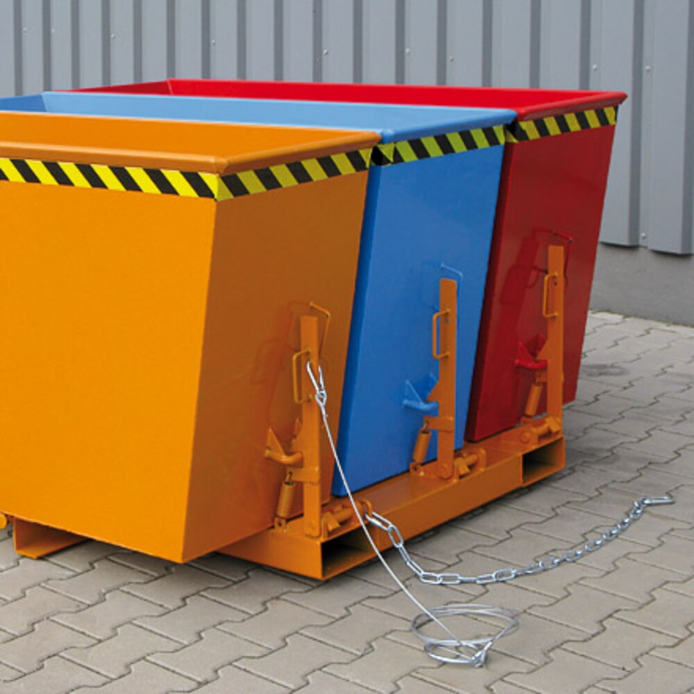 Productafbeelding nr. 6: Sorteersysteem kiepbak Eichinger® 2in1 of "3in1", 2x900 liter, zuiver oranje
