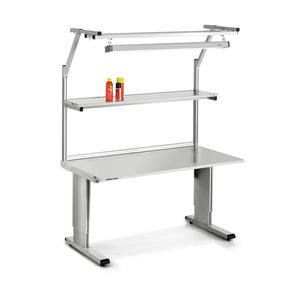 N° de l'image du produit 3 : Table de travail TRESTON, type WB, réglable en hauteur, manuel, L x P 1 800 x 800 mm