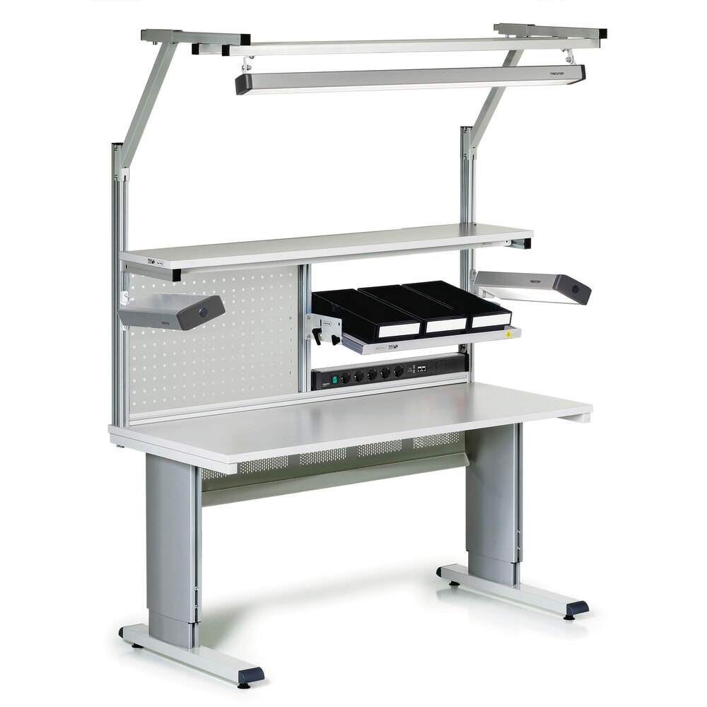 N° de l'image du produit 4 : Table de travail TRESTON, type WB, réglable en hauteur, manuel, L x P 1 800 x 800 mm