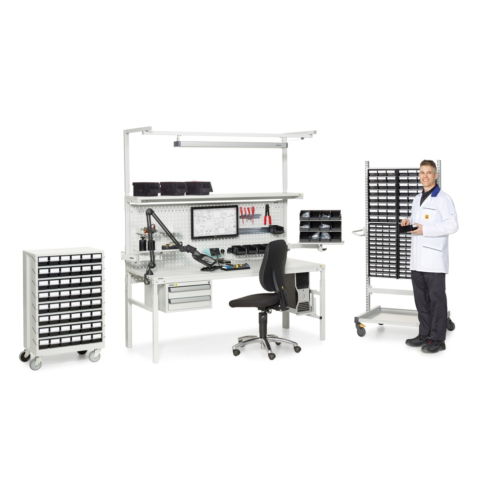 Productafbeelding nr. 3: Set zwenkwielen voor opbergsysteem TRESTON 2440/4840, ESD