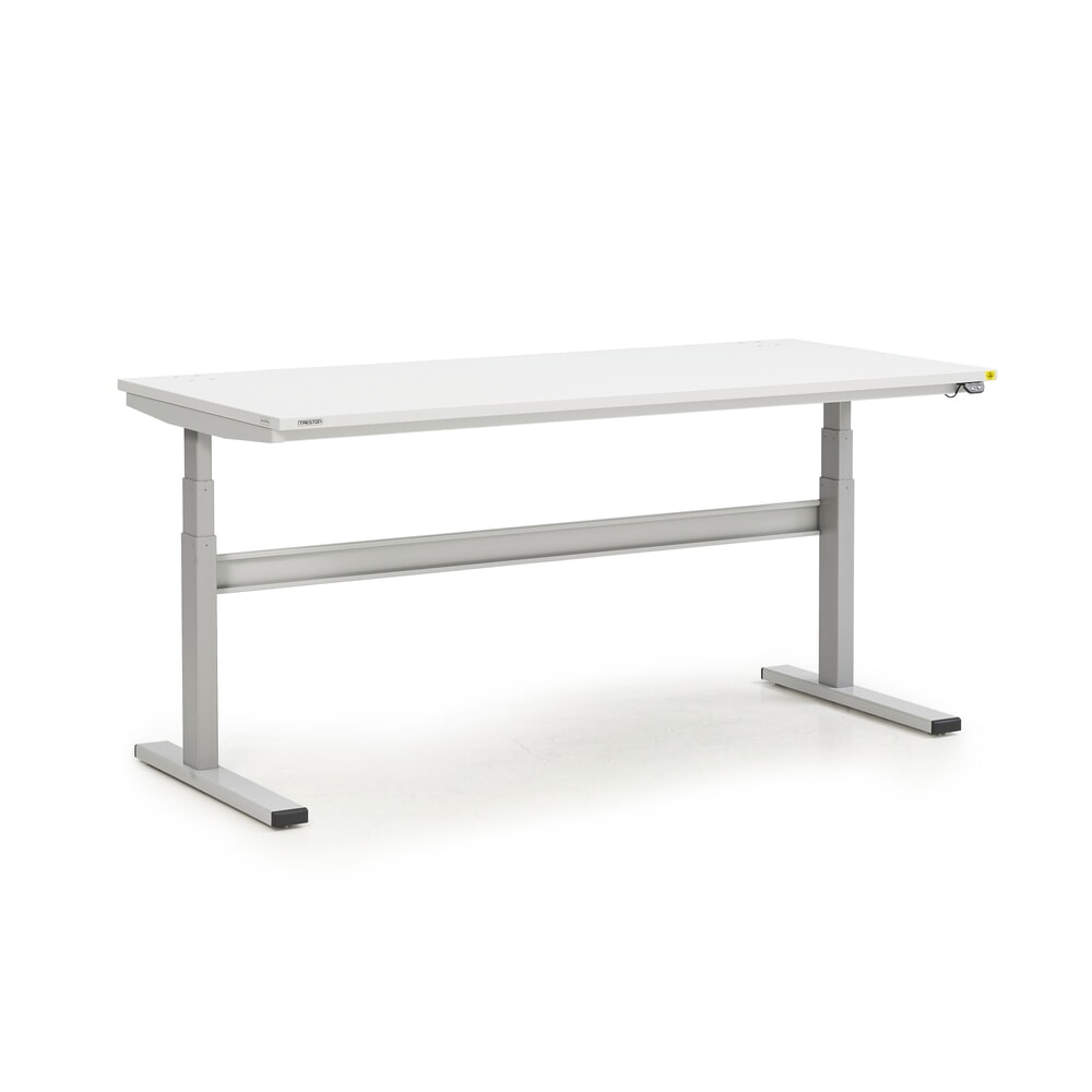 Illustration du produit: Table de travail TRESTON TED, ESD, réglage électrique de la hauteur, HxlxP 630-1 270 x 1 800 x 800 mm