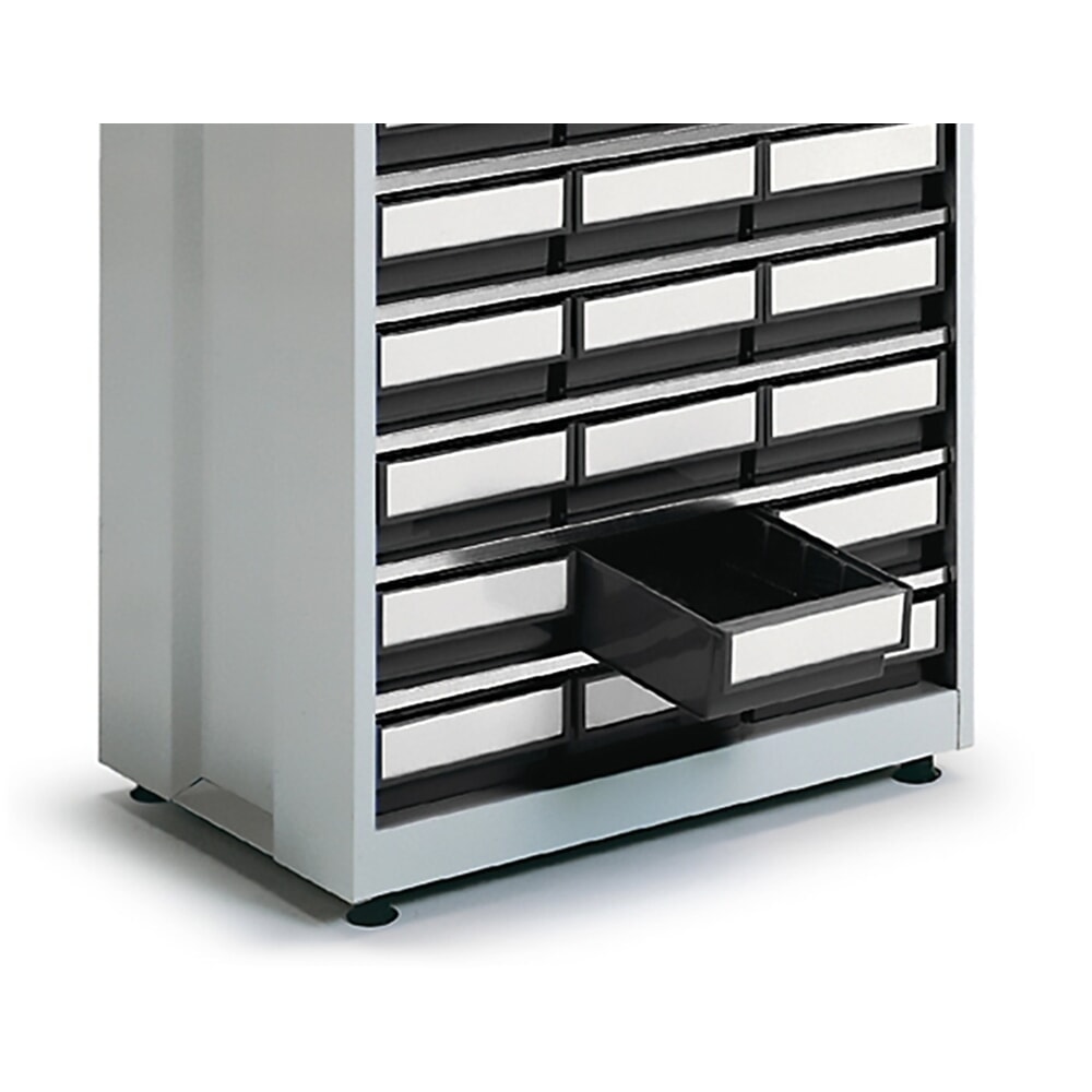 N° de l'image du produit 4 : Système de rangement à tiroirs, 24 tiroirs, gris
