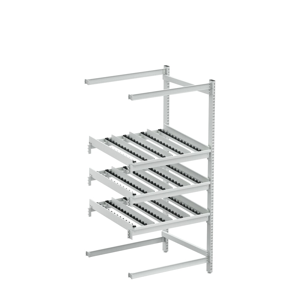 Product afbeelding: Verlengframe zijkant voor TRESTON kanbanrek FIFO, ESD, h x b x d 1.860 x 933 x 805 mm