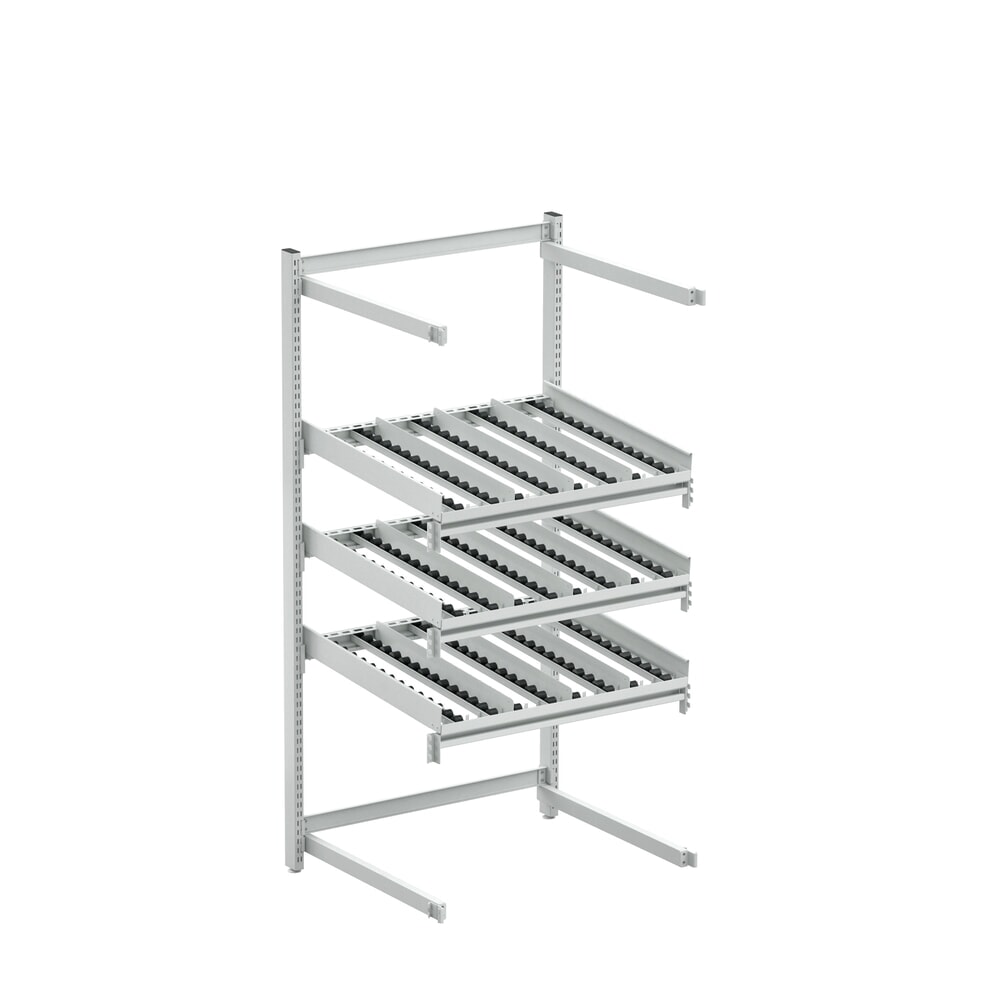 Product afbeelding: Verlengframe achterzijde voor TRESTON kanbanrek FIFO, ESD, h x b x d 1.860 x 933 x 735 mm