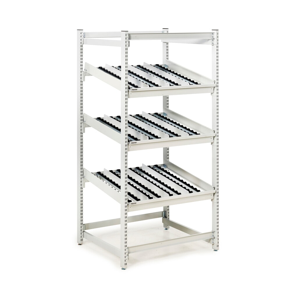 Product afbeelding: TRESTON kanbanrek FIFO, ESD, 3 rolplanken, h x b x d 1.860 x 933 x 805 mm