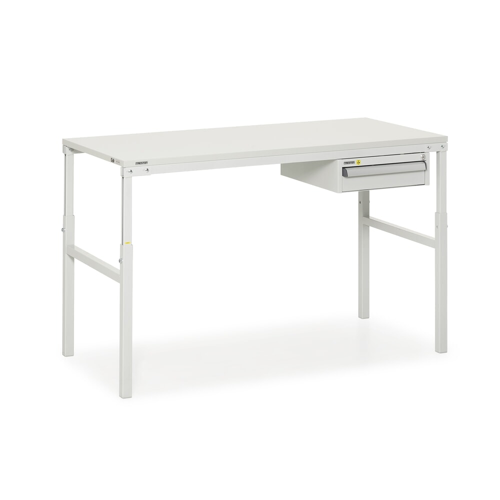 N° de l'image du produit 6 : TRESTON Table de travail, table de base réglable en hauteur, capacité de charge 150 kg, lxP 700 x 500 mm