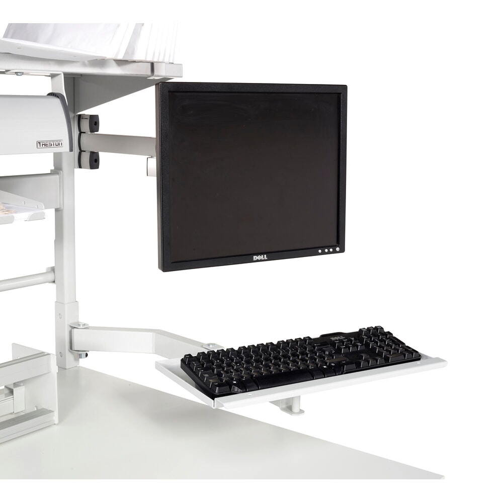 N° de l'image du produit 5 : Bras pivotant pour écran plat pour table de travail TRESTON de type WB