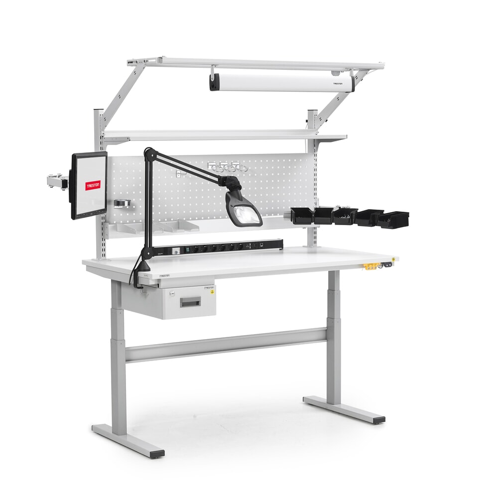 Productafbeelding nr. 3: Rasterprofielen voor TRESTON TED werktafel, met flens, hoogte 790 mm, 2 stuks/VE