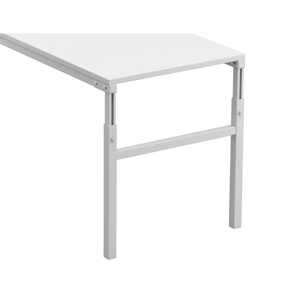 N° de l'image du produit 5 : Table d’angle d’appoint pour système de poste de travail, réglable en hauteur, capacité de charge 150 kg, l x P 1 000 x 500 mm