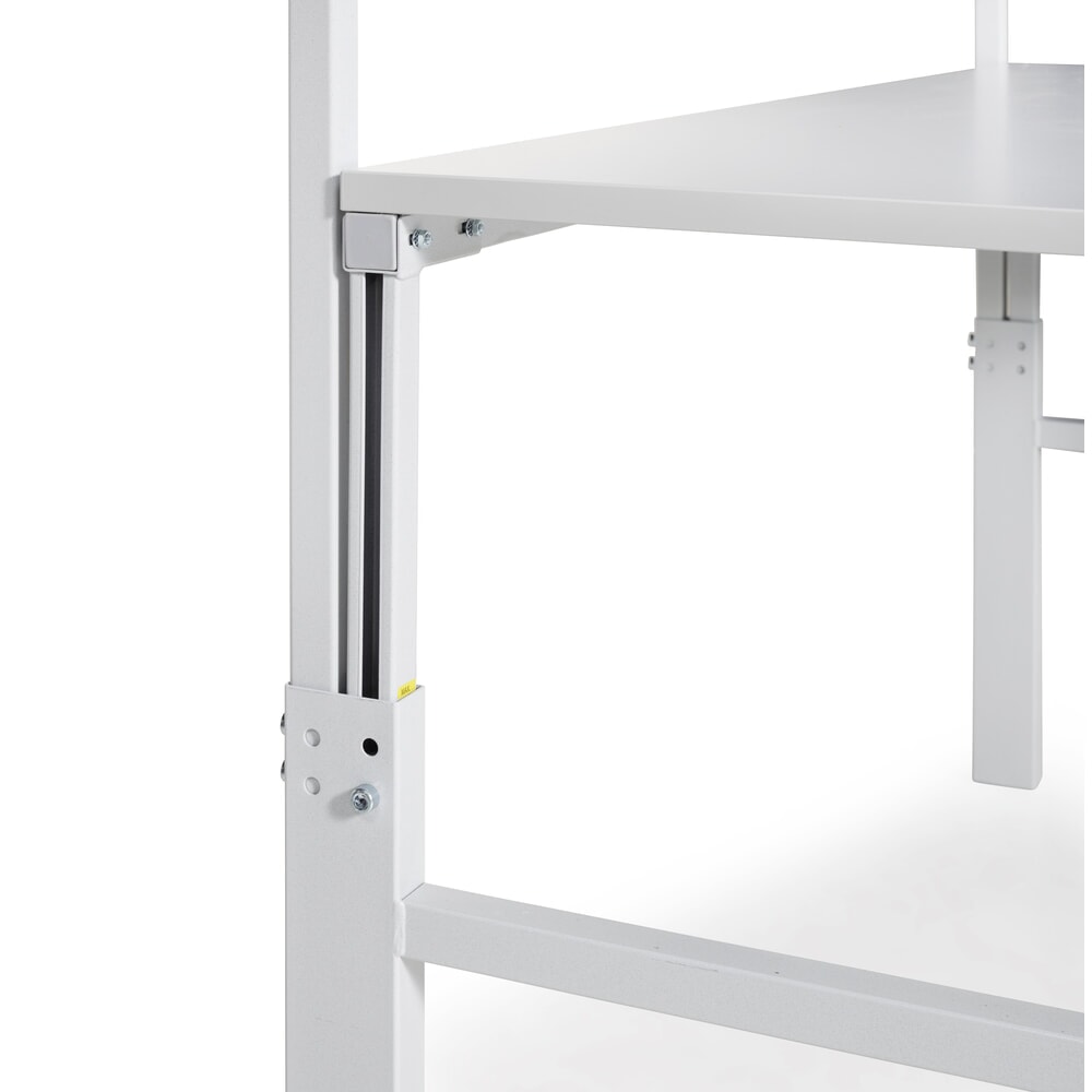 N° de l'image du produit 3 : TRESTON Table de travail avec tablette surélevée, réglable en hauteur, capacité de charge 300 kg, lxP 1 500 x 700 mm