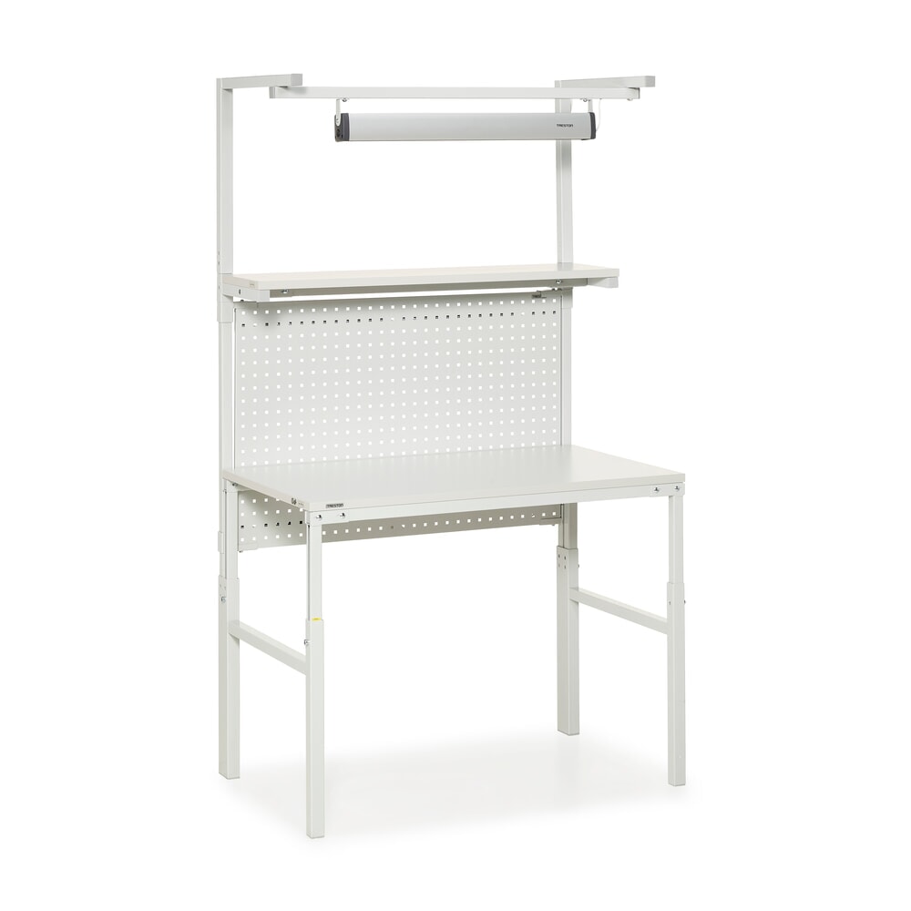N° de l'image du produit 5 : Kit support pour plaque perforée, gris clair