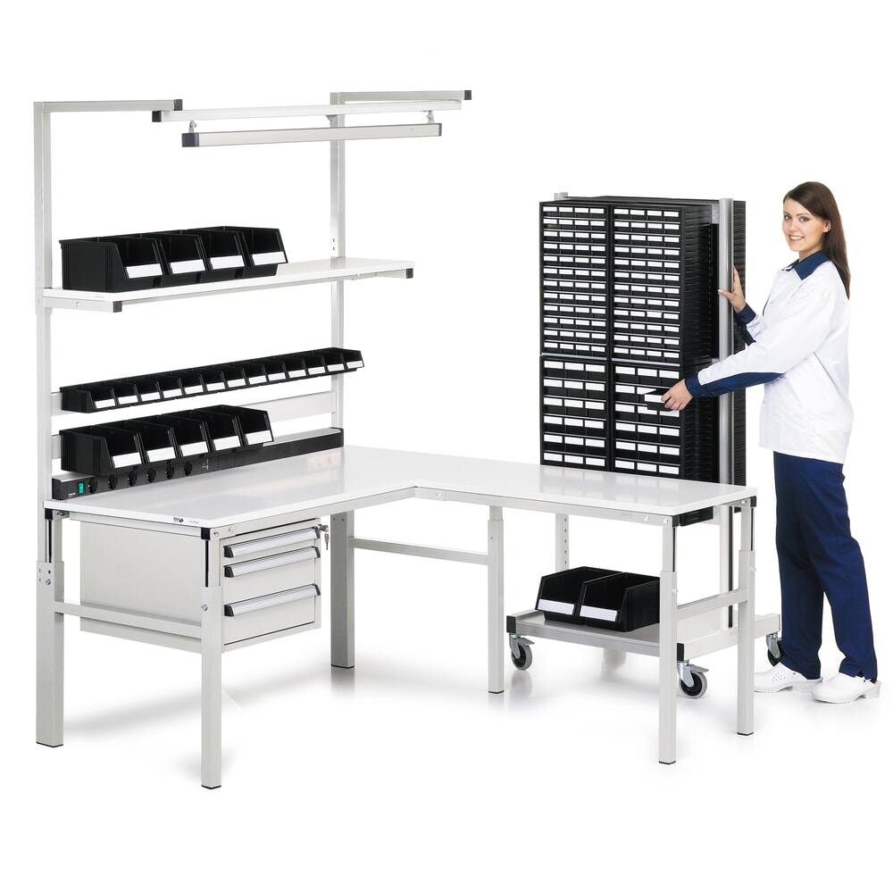 N° de l'image du produit 5 : Profilé à caisson BP pour table de travail TRESTON TPH, ESD, longueur 1 200 mm