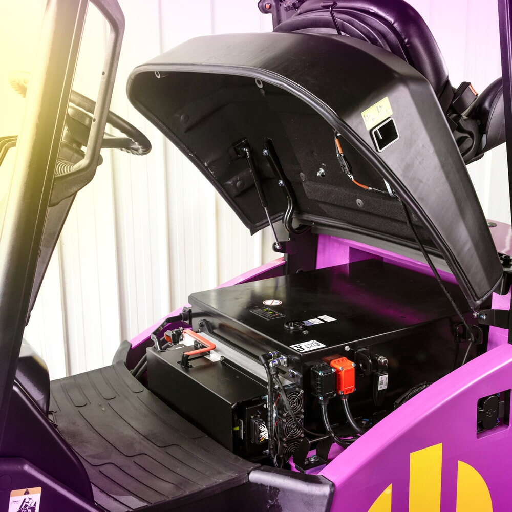 Productafbeelding nr. 10: AntOn by Jungheinrich elektrische heftruck CBH 3.5 met tweevoudige telescoopmast, hefhoogte 3.300 mm, draagvermogen 3.500 kg, inclusief externe lader 80 V, 60 A, CEE, 5-polig