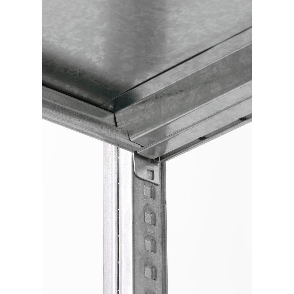 Productafbeelding nr. 6: ManOrga Legbordrek, AF, met staalpanelen als legborden, vaklast 350 kg, verzinkt, H x B x D 2.000 x 1.000 x 400 mm