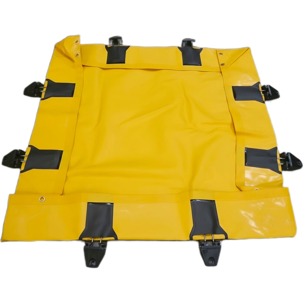 N° de l'image du produit 6 : Bac de rétention Light pliable Steinbock® en PVC, H x l x P 203 x 1 200 x 1 200 mm, Contenance 299 l