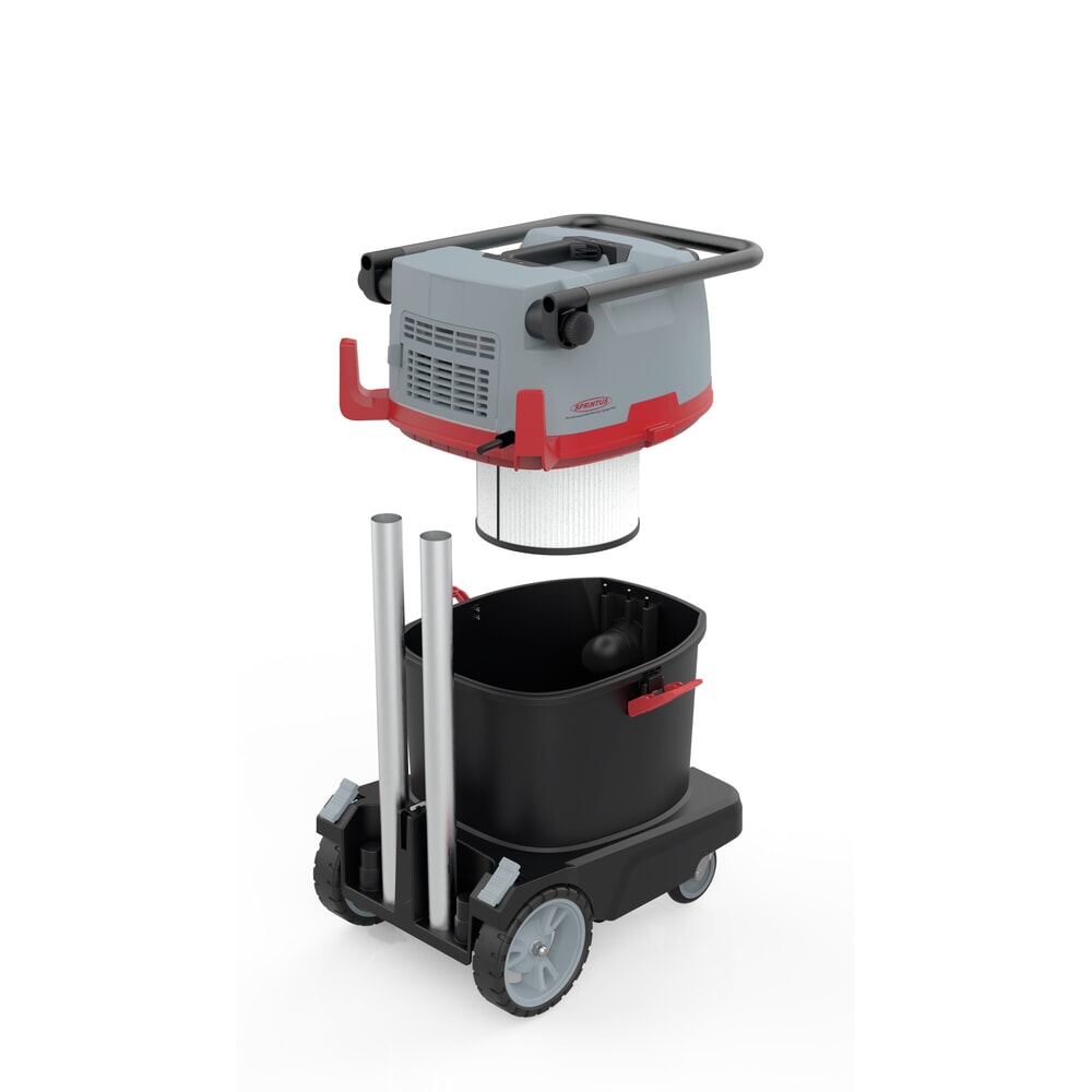 Aspirateur de sécurité SPRiNTUS CraftiX, 1 200 W, pour poussières dangereuses, conteneur 35 l, classe de poussière M N° de l'image du produit 3 : Aspirateur de sécurité SPRiNTUS CraftiX, 1 200 W, pour poussières dangereuses, conteneur 35 l, classe de poussière M