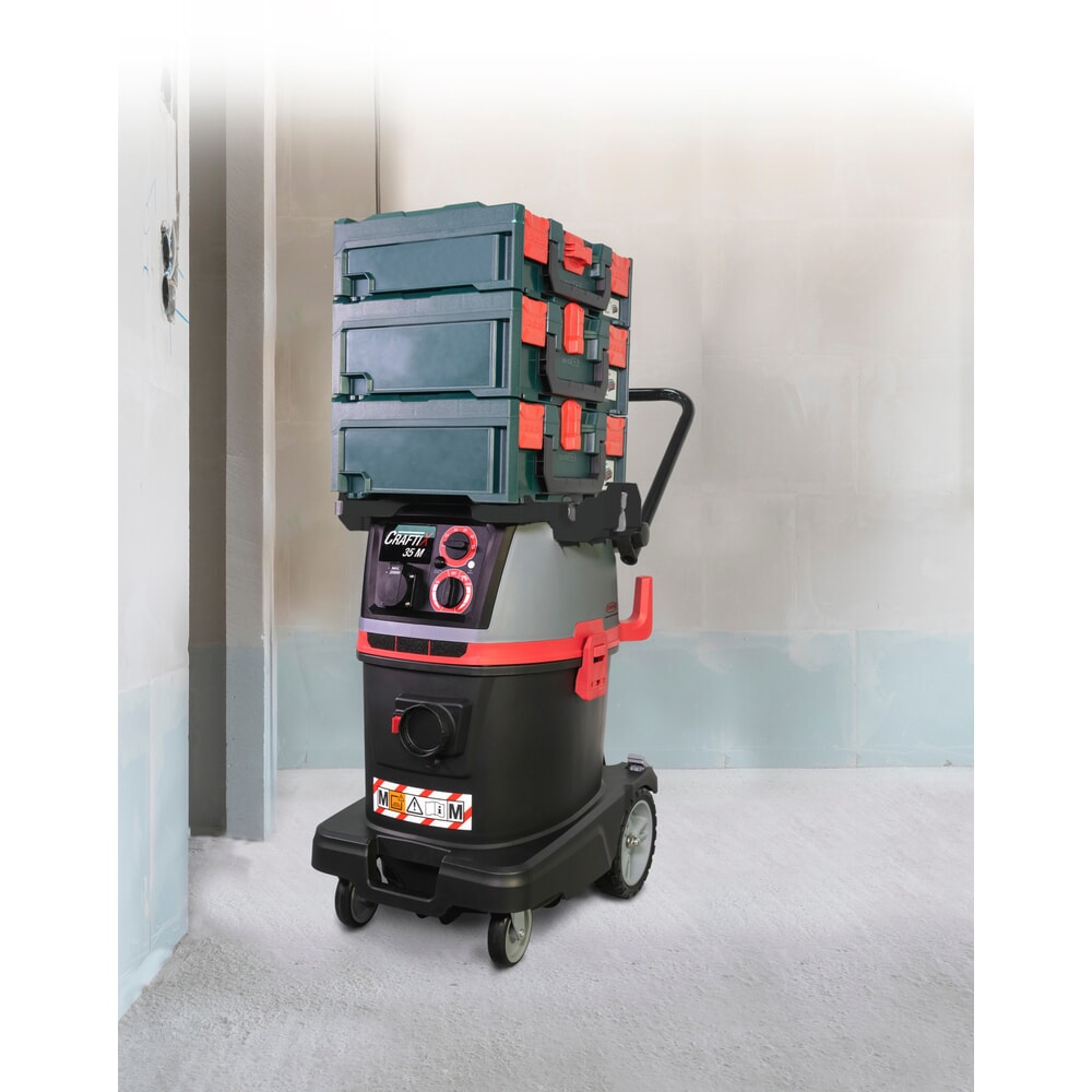 Aspirateur de sécurité SPRiNTUS CraftiX, 1 200 W, pour poussières dangereuses, conteneur 35 l, classe de poussière M N° de l'image du produit 7 : Aspirateur de sécurité SPRiNTUS CraftiX, 1 200 W, pour poussières dangereuses, conteneur 35 l, classe de poussière M