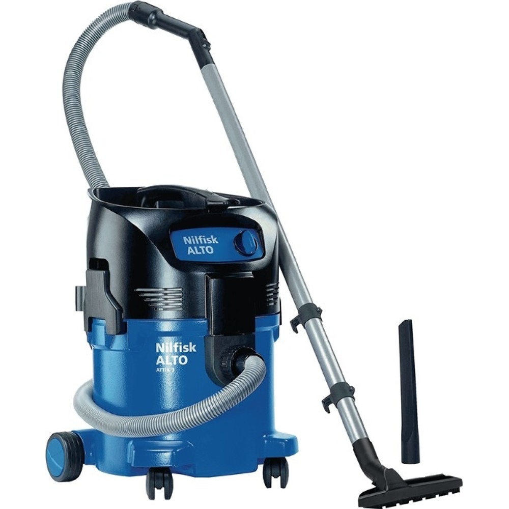 Aspirateur eau et poussière ATTIX 30-01 1500 W 3700 l/min 250 mbar 30 l NILFISK Illustration du produit: Aspirateur eau et poussière ATTIX 30-01 1500 W 3700 l/min 250 mbar 30 l NILFISK