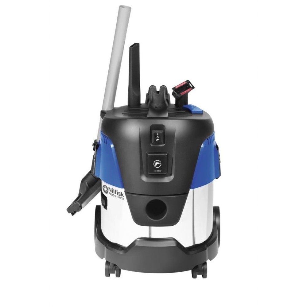 N° de l'image du produit 2 : Aspirateur eau/poussière Nilfisk® AERO 21-21 PC INOX + prise d’appareils, 1 250 W, 20 l